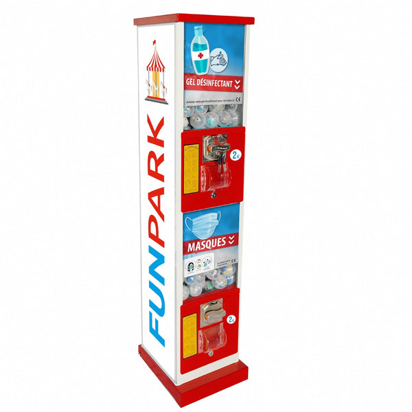 COVID 19 - Distributeur de produits de prévention Blanco