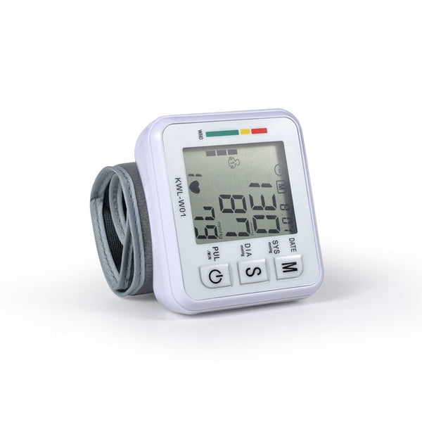 Medical Equipment LCD Automatic Digital Wrist Blood Pressure Monitor Bp Tonometer Sphygmomanometer Tensiometer Tansiyon Aleti