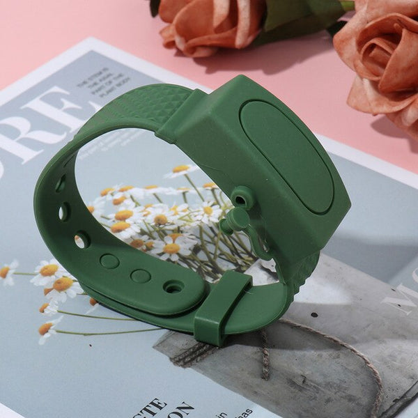 Silicone Wristband Hand Dispenser Wearable Hand Wristband Dispenser Soap Dispenser Bracelet Desinfectant