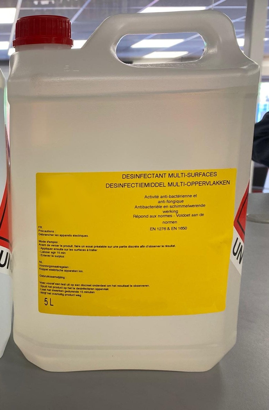 COVID 19 - Désinfectant pour mains 5L