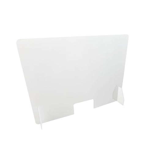 COVID-19 - Ecrans de comptoir Plexiglas Base 60cm