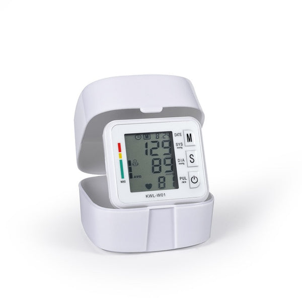 Medical Equipment LCD Automatic Digital Wrist Blood Pressure Monitor Bp Tonometer Sphygmomanometer Tensiometer Tansiyon Aleti