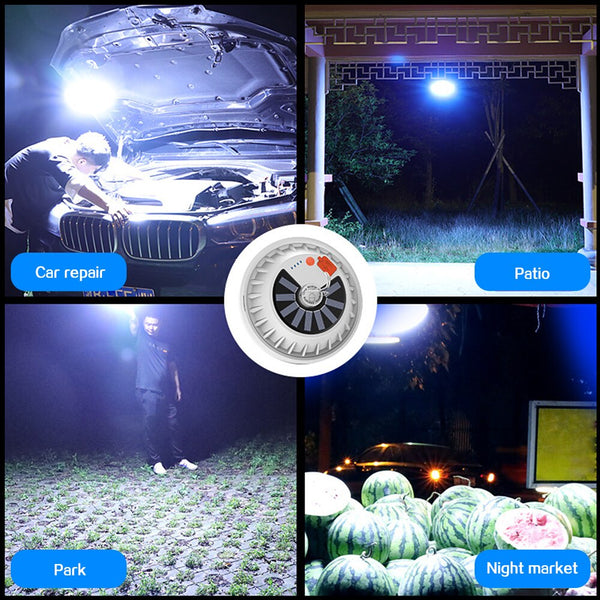 300W Remote Control Solar Light Powerful USB LED Solar Lamp with Power Bank Function Emergency Light Outdoor Camping Light