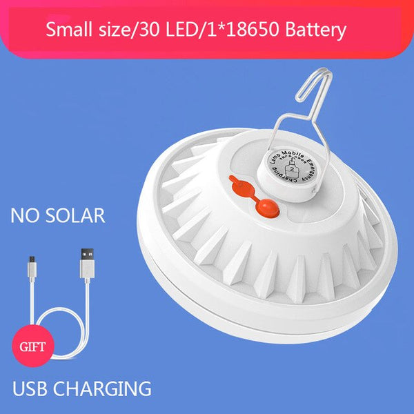 300W Remote Control Solar Light Powerful USB LED Solar Lamp with Power Bank Function Emergency Light Outdoor Camping Light