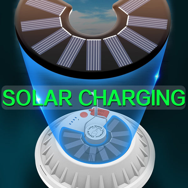 300W Remote Control Solar Light Powerful USB LED Solar Lamp with Power Bank Function Emergency Light Outdoor Camping Light