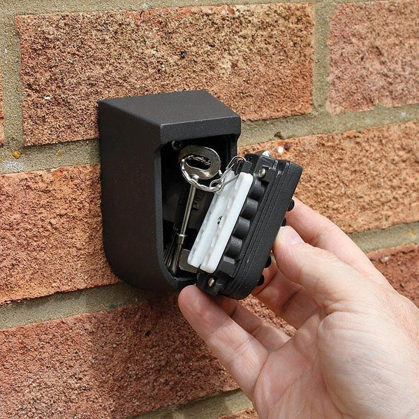 Wall Mount Key Storage Secret Box Organizer 4 Digit Combination Password Security Code Lock No Key Home Key Safe Box caja fuerte