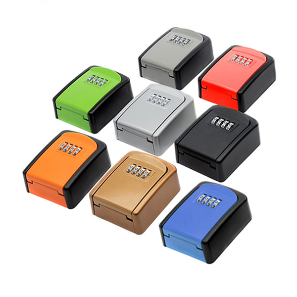 Wall Mount Key Storage Secret Box Organizer 4 Digit Combination Password Security Code Lock No Key Home Key Safe Box caja fuerte