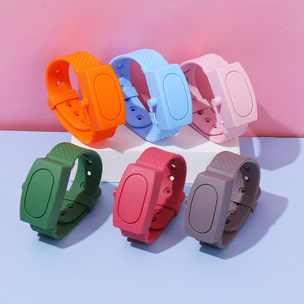 Silicone Wristband Hand Dispenser Wearable Hand Wristband Dispenser Soap Dispenser Bracelet Desinfectant