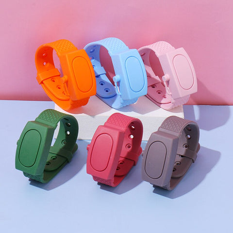 Silicone Wristband Hand Dispenser Wearable Hand Wristband Dispenser Soap Dispenser Bracelet Desinfectant